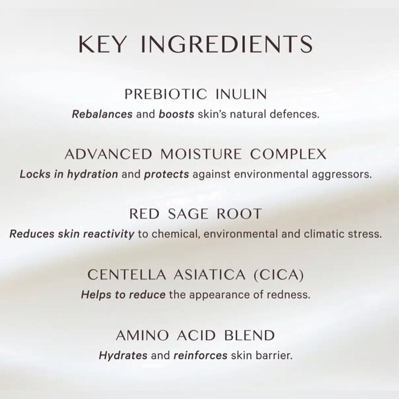 NEW MZ Skin Calming Moisturizer Sensitive & Redness Prone Skin Full Size 30 mL - Picture 2 of 8